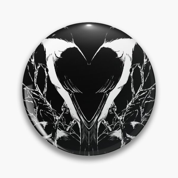 Item preview, Four Azure-winged Magpies in the Branches – A Mirrored Scene designed and sold by hichili-dori.
