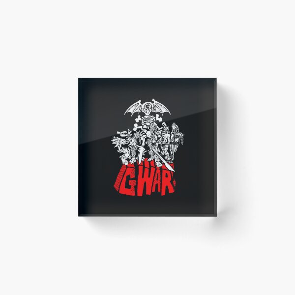Item preview, Red Metal Typography Band designed and sold by ShadeFall.