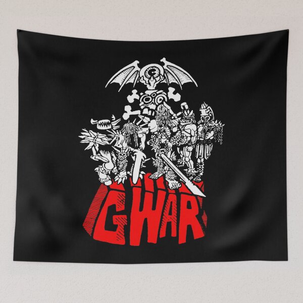 Item preview, Red Metal Typography Band designed and sold by ShadeFall.
