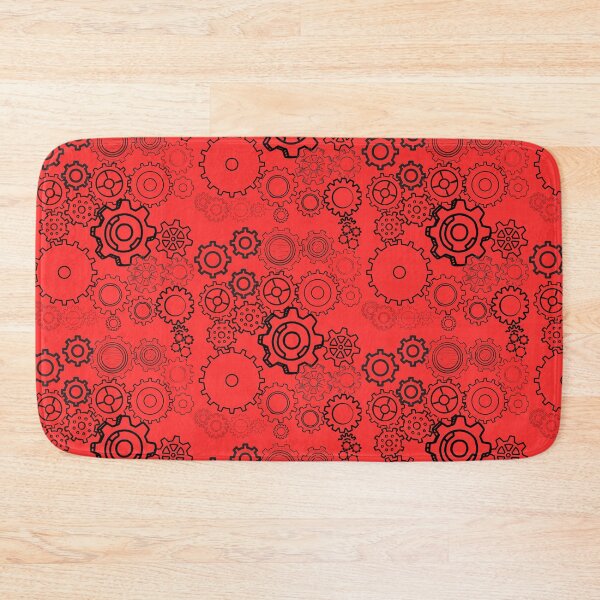 Item preview, Mechanical Gears Pattern - Red Steampunk Industrial Design designed and sold by VAGABOND12.