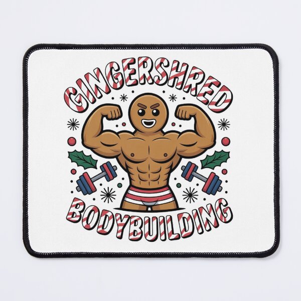 Item preview, Funny Gingershred Bodybuilding Gym Christmas designed and sold by MIMSCorneR.