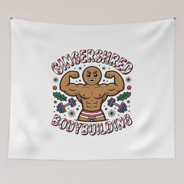Item preview, Funny Gingershred Bodybuilding Gym Christmas designed and sold by MIMSCorneR.