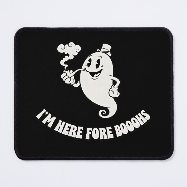 Item preview, Funny Retro Ghost Cartoon Design – “I’M HERE FOR THE BOOHS” designed and sold by MrOrganosi.