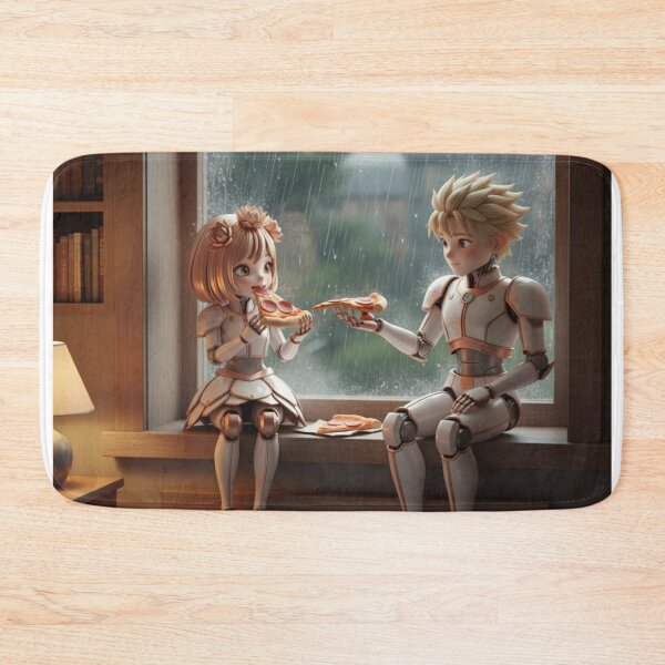 Item preview, Pizza and Rain Pixie - Cozy Windowsill designed and sold by henamy.