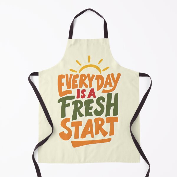 Item preview, Everyday Is a Fresh Start Motivational Quote Design designed and sold by DaVinciFeather.