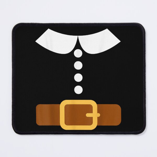 Item preview, Simple Pilgrim Costume Shirt Design with White Collar and Brown Belt designed and sold by GalenoHenley.