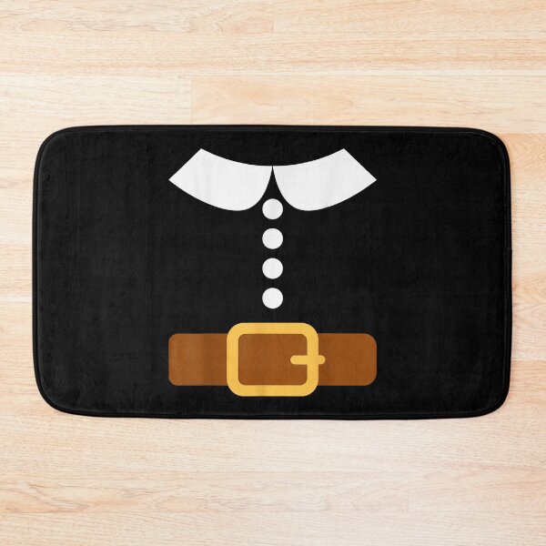 Item preview, Simple Pilgrim Costume Shirt Design with White Collar and Brown Belt designed and sold by GalenoHenley.