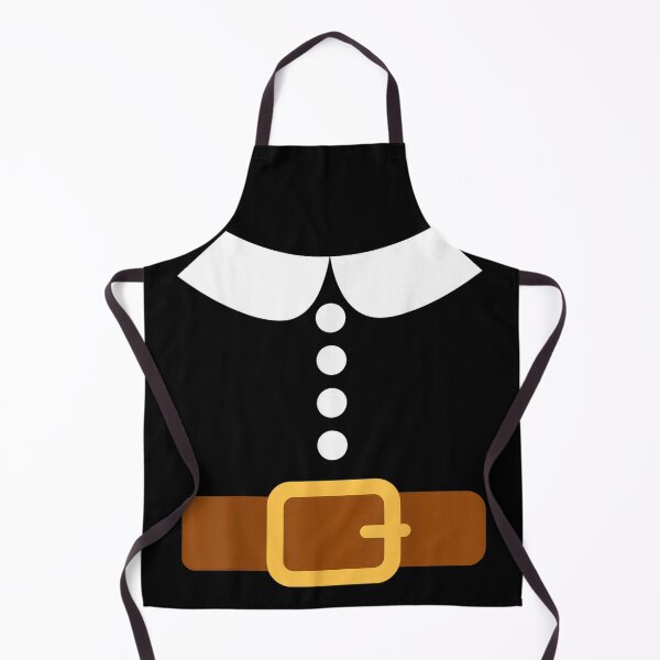 Item preview, Simple Pilgrim Costume Shirt Design with White Collar and Brown Belt designed and sold by GalenoHenley.
