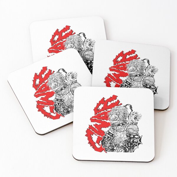 Item preview, Red Typography Trash Metal designed and sold by ShadeFall.