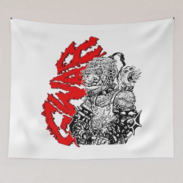 Item preview, Red Typography Trash Metal designed and sold by ShadeFall.