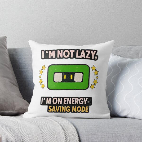 Item preview, Funny Energy Saving Mode Battery Illustration T-Shirt designed and sold by MrHroy.
