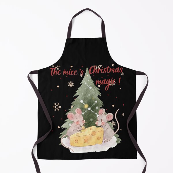 Item preview, The mice 's Christmas magic, cute holiday mice with cheese and tree designed and sold by MegiSmile.