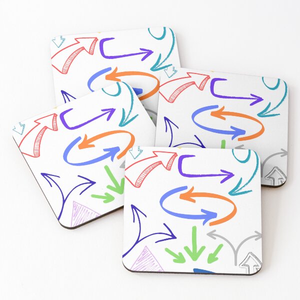 Item preview, Dynamic Flow" – Colorful Arrow Direction Pattern designed and sold by VAGABOND12.