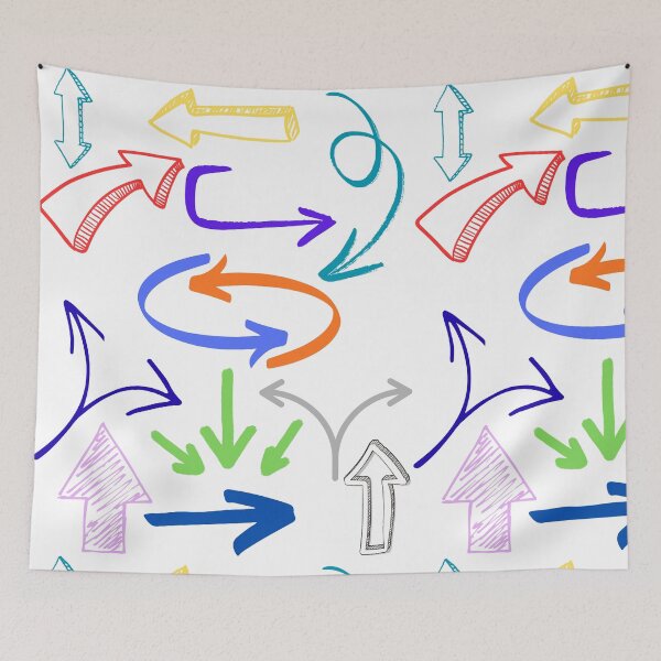 Item preview, Dynamic Flow" – Colorful Arrow Direction Pattern designed and sold by VAGABOND12.
