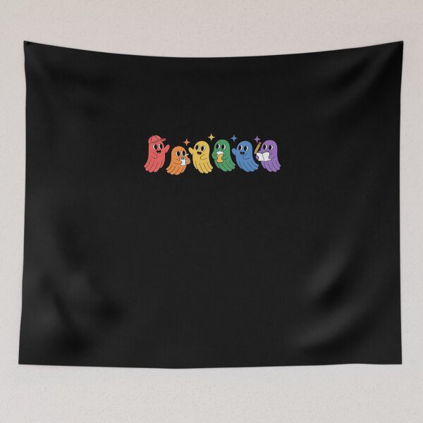 Item preview, Lgbtq Ghost Lgbt Halloween Ghost Rainbow Gay Pride  designed and sold by ChristopStano.
