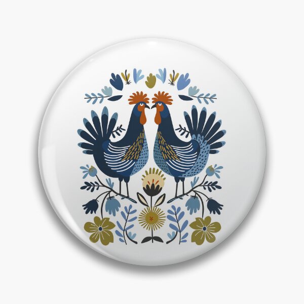 Artikelvorschau, Polnische Blumen Hähne | Wycinanki | Folklore | Volkskunst Blau entworfen und verkauft von xiao xuans.