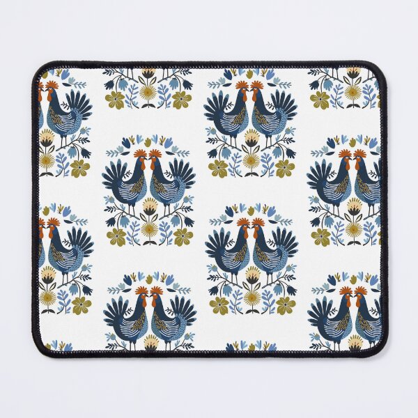 Item preview, Polish Flowers Roosters| wycinanki | Folklore | Folk Art Blue designed and sold by xiao xuans.