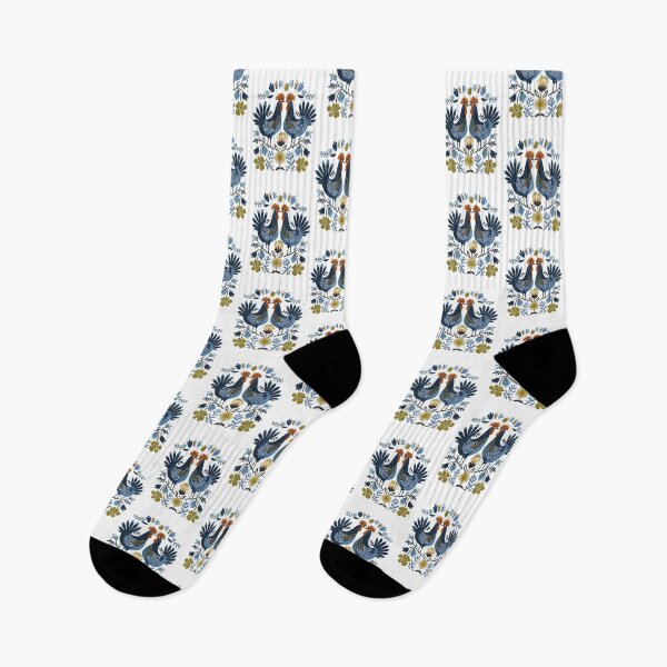 Item preview, Polish Flowers Roosters| wycinanki | Folklore | Folk Art Blue designed and sold by xiao xuans.