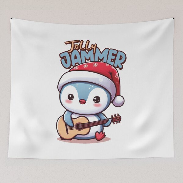 Item preview, Jolly Jammer Cute Penguin designed and sold by Scaryzz.