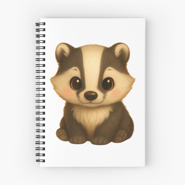 Item preview, Cute Baby Badger Sitting designed and sold by GeoWild Designs.