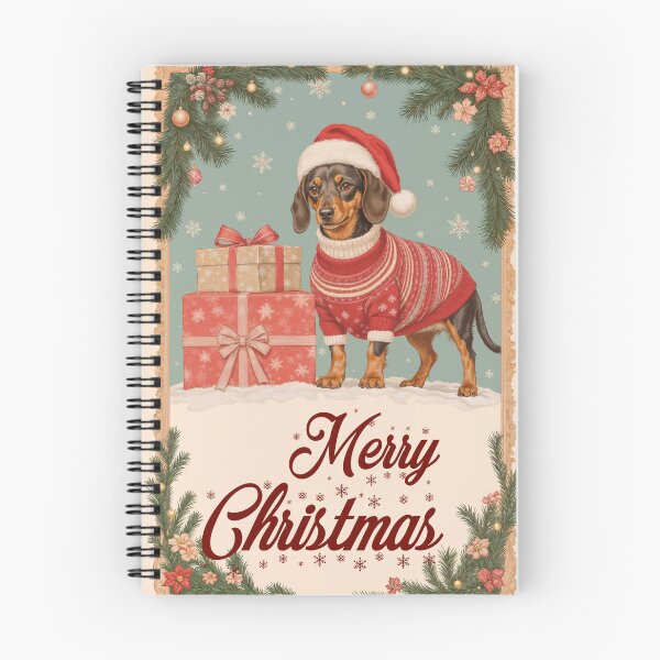 Item preview, Cute Little Dachshund: Merry Christmas! designed and sold by store52.