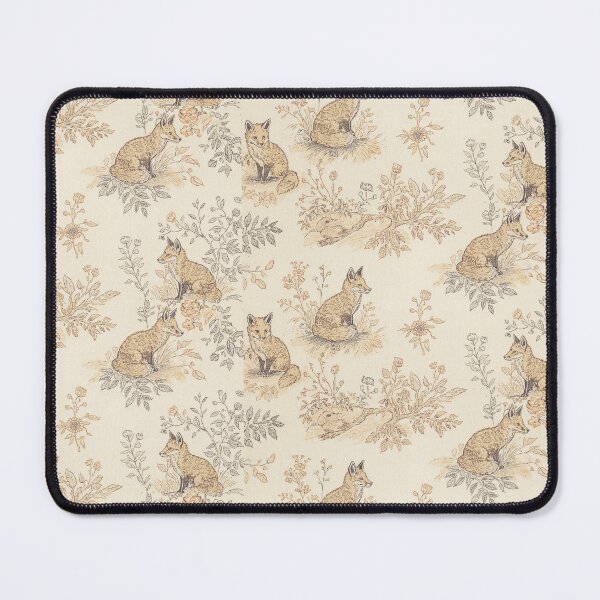 Item preview, French Toile Fox Pattern  designed and sold by FablesandRoses.