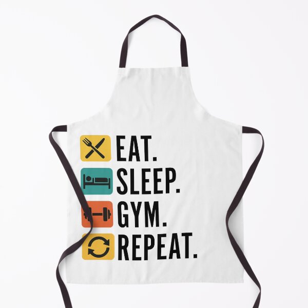 Item preview, “Eat. Sleep. Gym. Repeat. The Ultimate Fitness Loop: No Days Off  Design??” designed and sold by Born To Be Fit.
