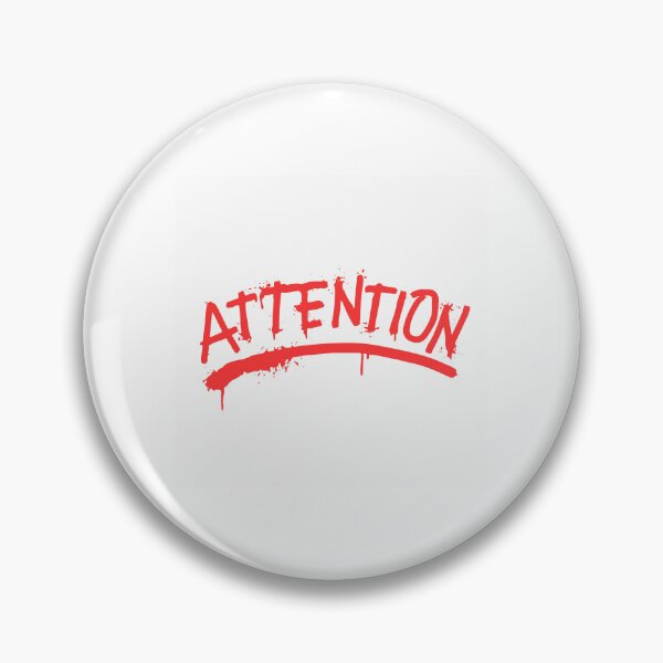 Item preview, Attention text design designed and sold by MPDesign84.