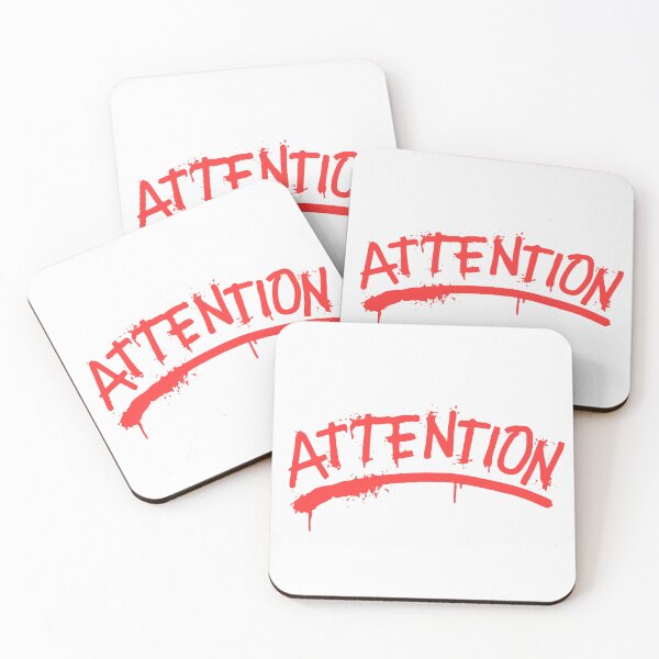 Item preview, Attention text design designed and sold by MPDesign84.