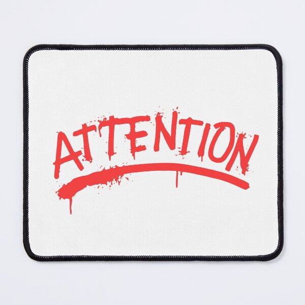 Item preview, Attention text design designed and sold by MPDesign84.
