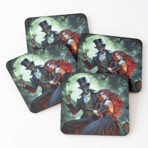 Item preview, The Spirit’s Toast, Baron Samedi and Maman Brigitte designed and sold by AliceWhiteDF.