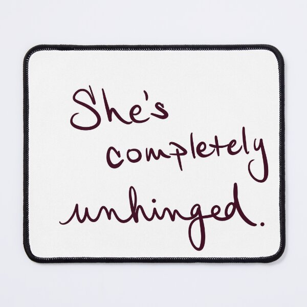 Item preview, She’s completely unhinged designed and sold by abeink.