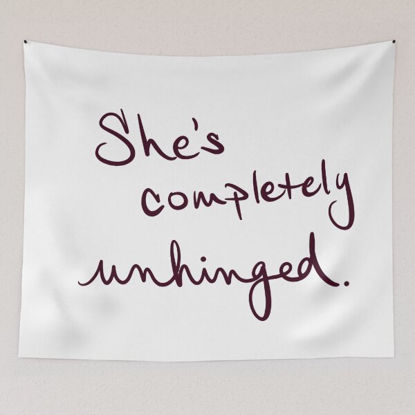 Item preview, She’s completely unhinged designed and sold by abeink.