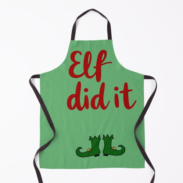 Item preview, Elf Did It – Funny Christmas Design designed and sold by TroyTheTerrific.