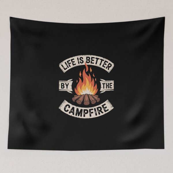 Item preview, Life Is Better By The Campfire Camping Hiking Adventure  designed and sold by ChristopStano.