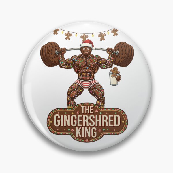 Item preview, Funny Gingershred Bodybuilding Gym Christmas designed and sold by MIMSCorneR.