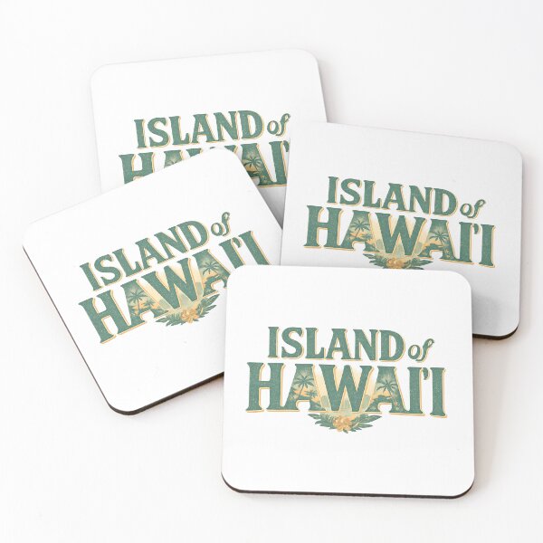 Item preview, Island of Hawaii Tropical Typography designed and sold by SassyArtistry.