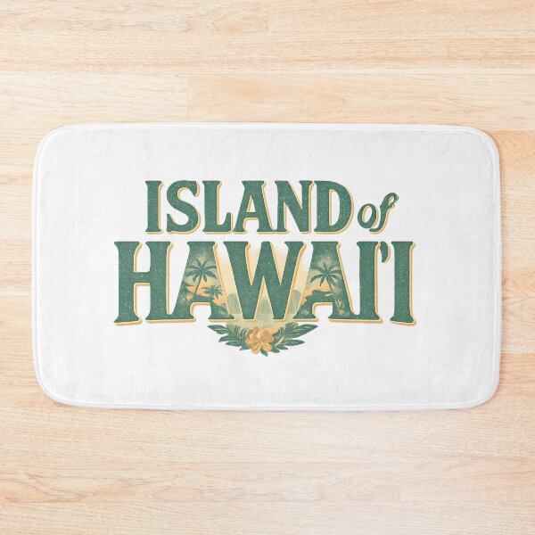Item preview, Island of Hawaii Tropical Typography designed and sold by SassyArtistry.