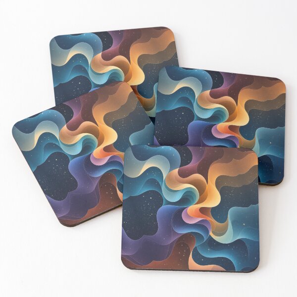 Item preview, Elestial Currents vibrant abstract space design designed and sold by MozaicGlitchs.
