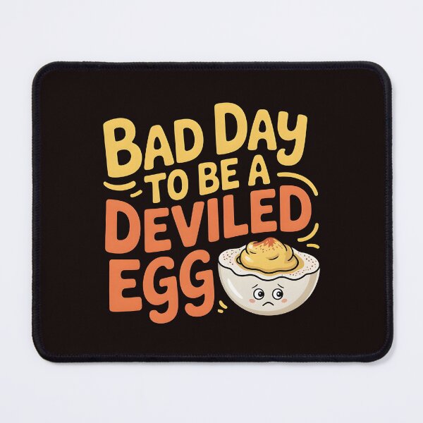 Item preview, Bad Day to Be a Deviled Egg – Funny Thanksgiving Dinner Design designed and sold by Redgiant87x.