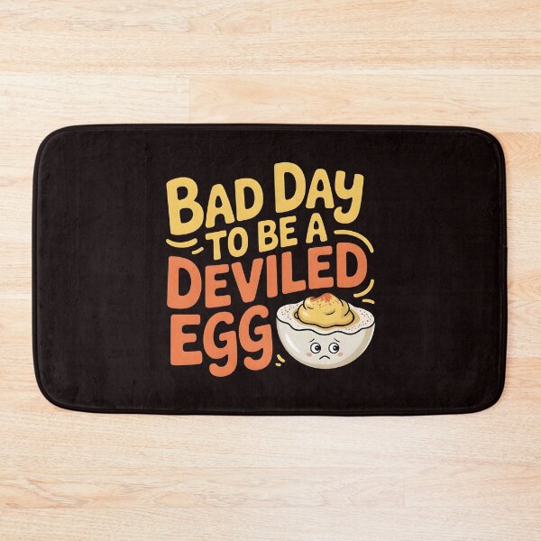 Item preview, Bad Day to Be a Deviled Egg – Funny Thanksgiving Dinner Design designed and sold by Redgiant87x.