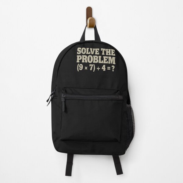 Item preview, Solve the Problem Math Meme 9×7 Plus 4 Funny Design designed and sold by BrookePage271.