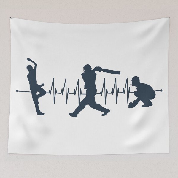 Item preview, Cricket Players Heartbeat Line designed and sold by Primroaddesigns.