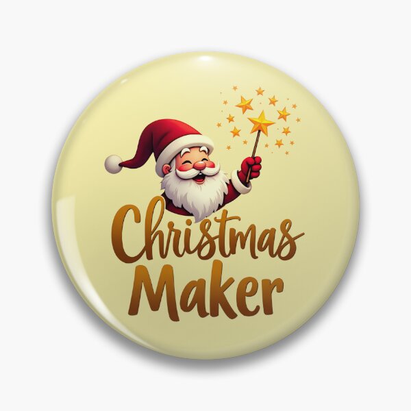 Item preview, Christmas Maker Santa Design – Magical Holiday Artwork designed and sold by PrintandJoy.