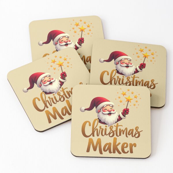 Item preview, Christmas Maker Santa Design – Magical Holiday Artwork designed and sold by PrintandJoy.