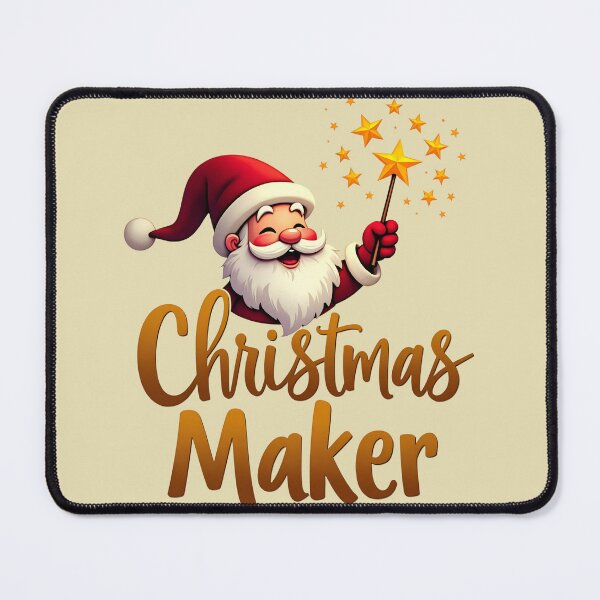 Item preview, Christmas Maker Santa Design – Magical Holiday Artwork designed and sold by PrintandJoy.