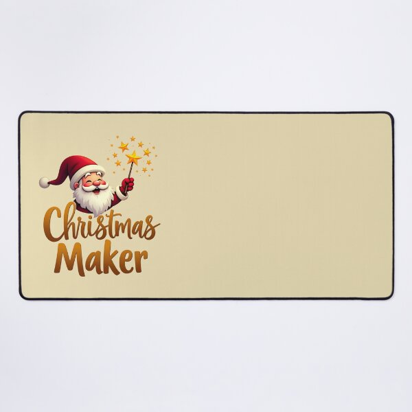 Item preview, Christmas Maker Santa Design – Magical Holiday Artwork designed and sold by PrintandJoy.