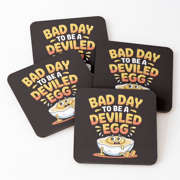 Item preview, Bad Day to Be a Deviled Egg – Thanksgiving Humor for Food Lovers designed and sold by Redgiant87x.