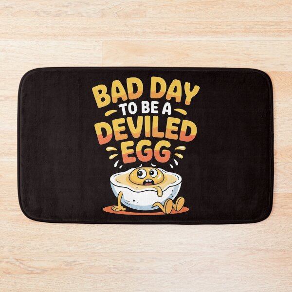 Item preview, Bad Day to Be a Deviled Egg – Thanksgiving Humor for Food Lovers designed and sold by Redgiant87x.