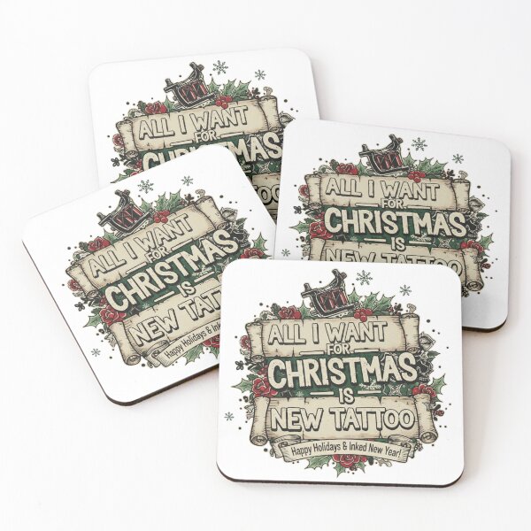 Item preview, All I want for Christmas is new tattoo designed and sold by Lia Vina.